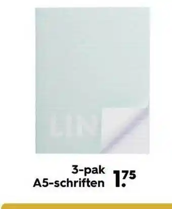 HEMA 3-Pak A5-Schriften aanbieding