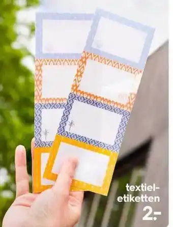 HEMA Textieletiketten aanbieding