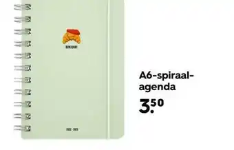 HEMA A6-Spiraalagenda aanbieding