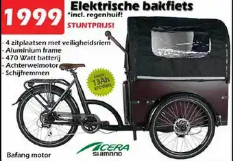 iTEK Elektrische Bakfiets aanbieding