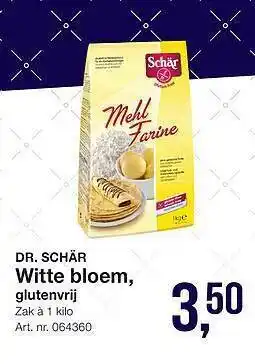 Bidfood Dr. Schär Witte Bloem, Glutenvrij aanbieding