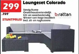 iTEK Loungeset Colorado aanbieding