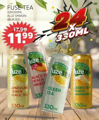 Sahan Supermarkten Fuse Tea aanbieding