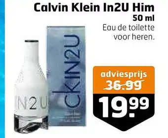 Trekpleister Calvin Klein In2U Him 50 Ml aanbieding