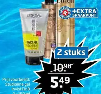 Trekpleister L'Oréal Paris Studioline Gel Invisi Fix 8 aanbieding