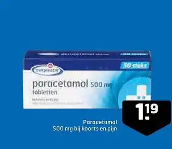 Trekpleister Paracetamol 500 Mg Bij Koorts En Pijn aanbieding