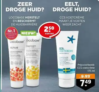 Trekpleister CCS Voetcrème aanbieding