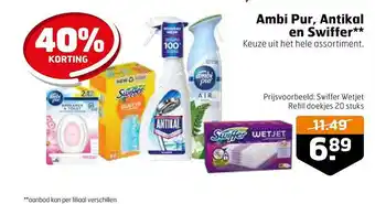 Trekpleister Ambi Pur, Antika En Swiffer 40% Korting aanbieding