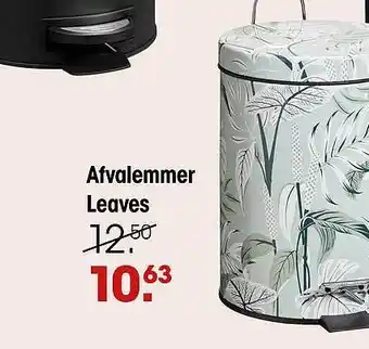 Kwantum Afvalemmer Leaves aanbieding