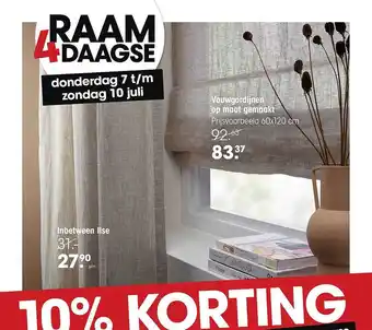 Kwantum Inbetween Ilse Of Vouwgordijnen Op Maat Gemaakt 10% Korting aanbieding