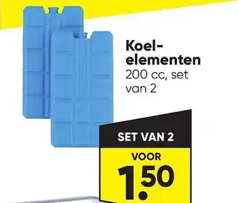 Big Bazar Koelelementen aanbieding