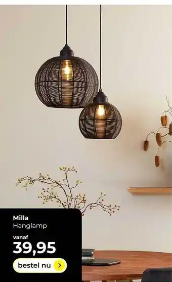 Lampidee Milla Hanglamp aanbieding