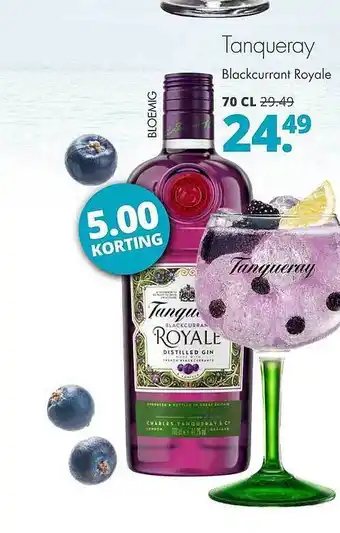 Mitra Tanqueray Blackcurrant Royale 5.00 Korting aanbieding