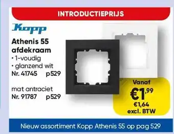 Toolstation Kopp Athenis 55 Afdekraam aanbieding