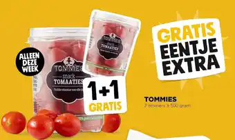 Jumbo Tommies 1+1 Gratis aanbieding