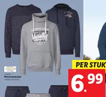 Lidl LIVERGY Herensweater M/XL aanbieding