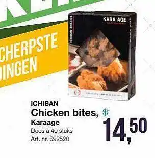 Bidfood Ichiban Chicken Bites, Karaage aanbieding