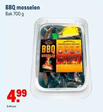 Makro BBQ Mosselen aanbieding