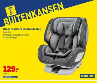 Makro Osann Draaibare Kinderautostoel One aanbieding