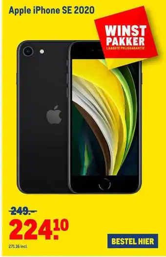 Makro Apple Iphone SE 2020 aanbieding