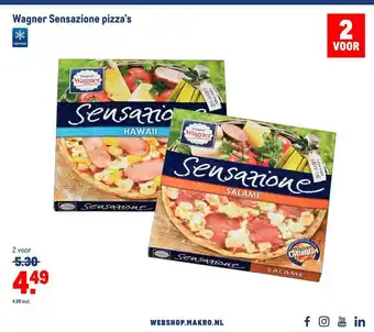 Makro Wagner Sensazione Pizza's aanbieding