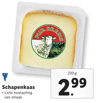 Lidl Schapenkaas 220 gr aanbieding