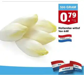 Hoogvliet Hollandse witlof 500 gram aanbieding