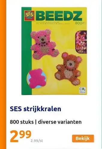 Action Ses Strijkkralen aanbieding