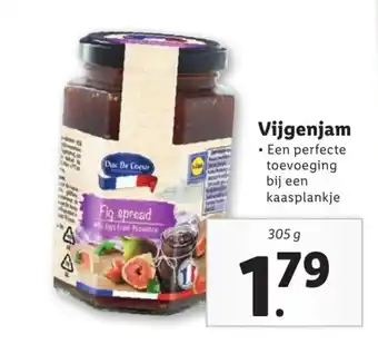 Lidl Vijgenjam 305 gr aanbieding