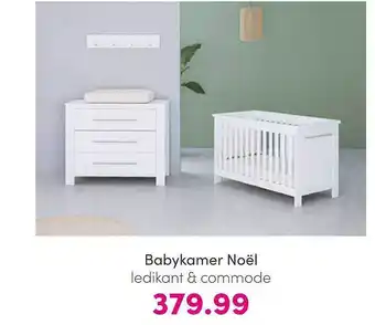 Baby & Tiener Babykamer Noël : Ledikant & Commode aanbieding