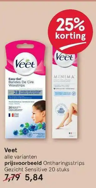 Etos Veet 25% Korting aanbieding