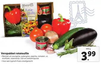 Lidl Verspakket ratatouille 990 gr aanbieding