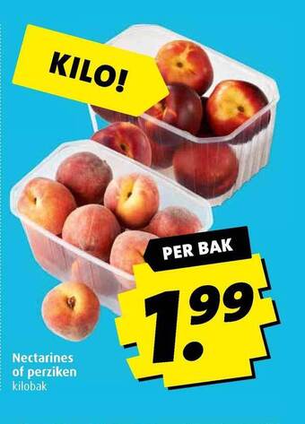 Boni Nectarines Of Perziken aanbieding