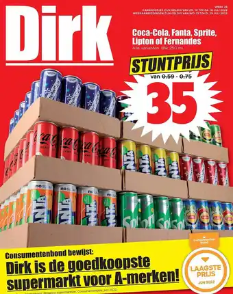 Dirk Coca-Cola, Fanta, Sprite, Lipton Of Fernandes aanbieding