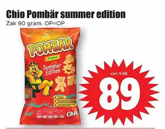 Dirk Chio Pombär Summer Edition aanbieding