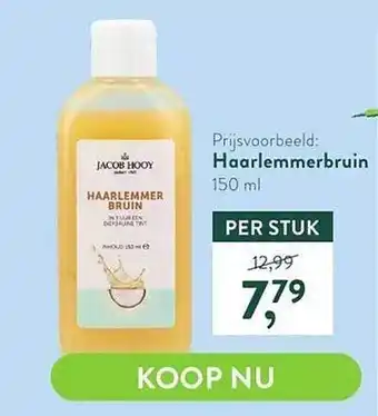 Holland & Barrett Jacob Hooy Haarlemmerbruin aanbieding