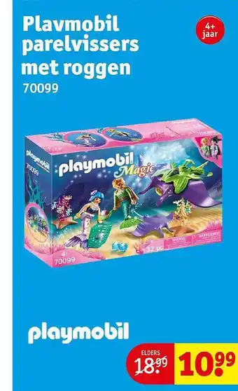 Kruidvat Playmobil Parelvissers Met Roggen aanbieding