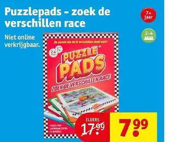 Kruidvat Puzzlepads - Zoek De Verschillen Race aanbieding