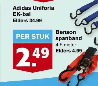 Hoogvliet Benson spanband aanbieding