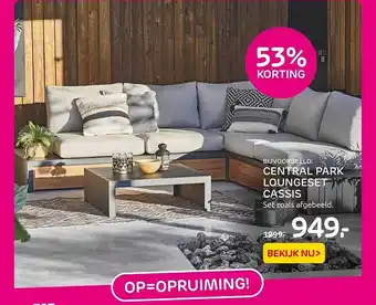 Praxis Central Park Loungeset Cassis 53% Korting aanbieding