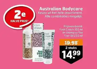 Trekpleister Australian Bodycare aanbieding