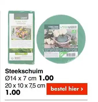 Wibra Steekschuim aanbieding