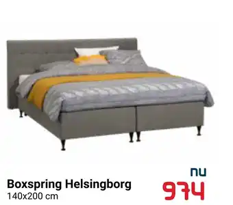 Beddenreus Boxspring Helsingborg 140x200 cm aanbieding