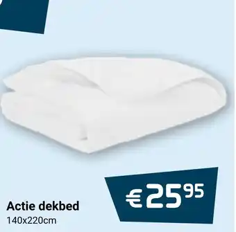 Beddenreus Actie dekbed 140x220cm aanbieding