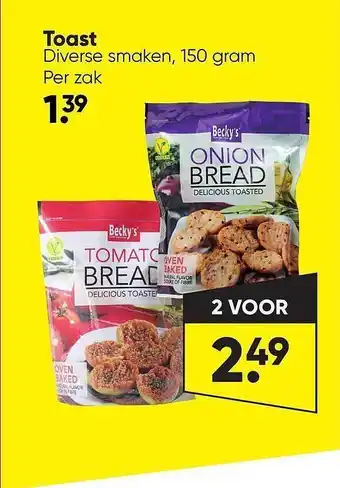 Big Bazar Toast aanbieding