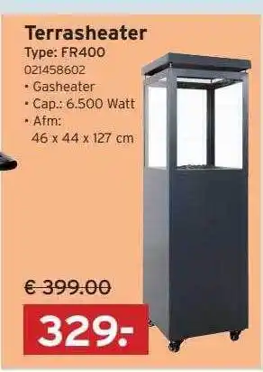 Heuts Terrasheater FR400 aanbieding