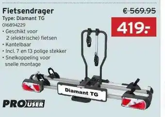 Heuts ProUser Fietsendrager Diamant TG aanbieding