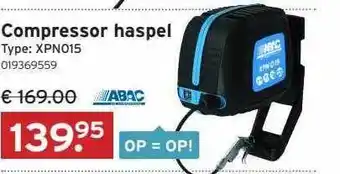 Heuts Abac Compressor Haspel XPN015 aanbieding