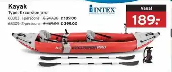 Heuts Intex Kayak Excursion Pro aanbieding