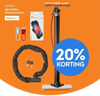 Blokker Fietsaccessoires aanbieding